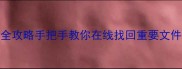 远程恢复硬盘数据全攻略手把手教你在线找回重要文件附免费工具清单